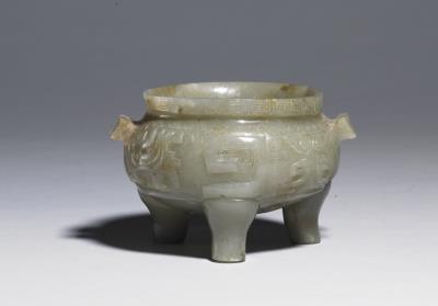 图片[3]-Jade tripod incense burner, Ming dynasty (1368-1644)-China Archive